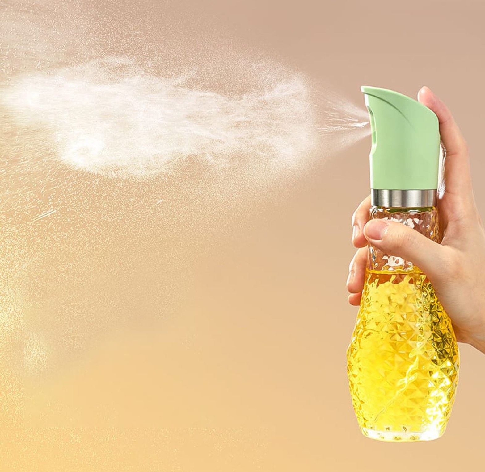  Kitchen Oil Spray Bottle Cooking Olive Oil Dispenser image