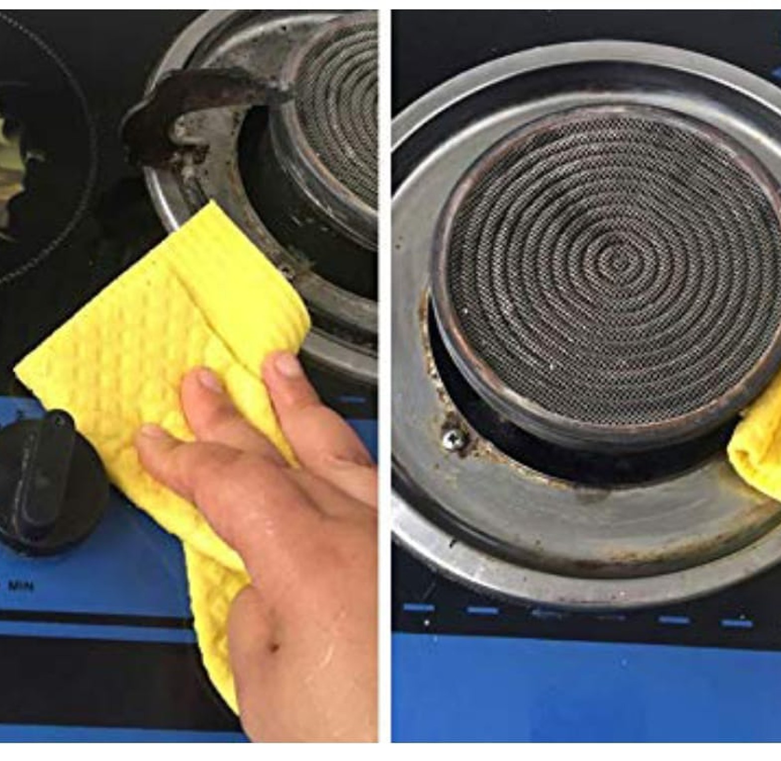 3pc Super Absorbent Cellulose Sponge Cleaning Cloths image