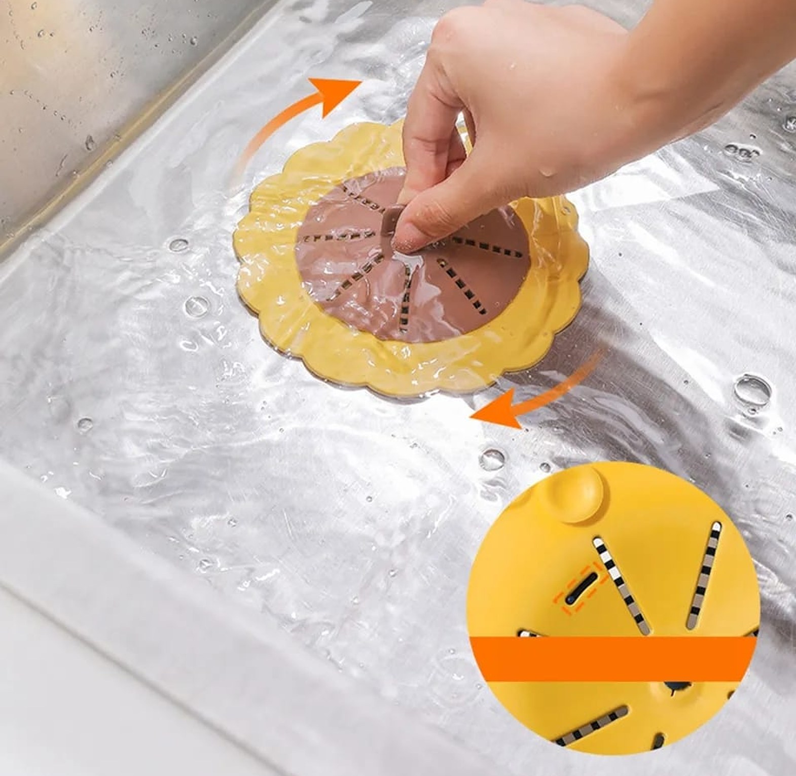 Silicone Sink Drain Strainer image