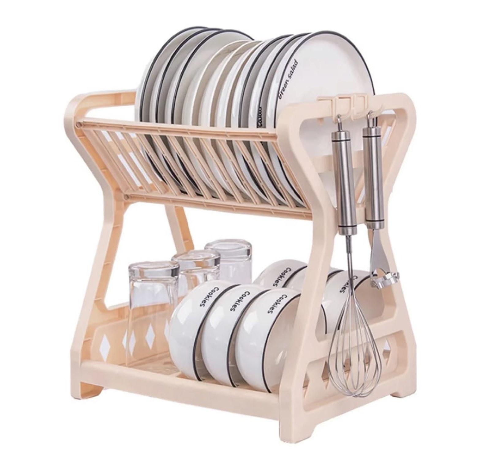 AuraDry Minimalist 2-Tier Dish Drainer image