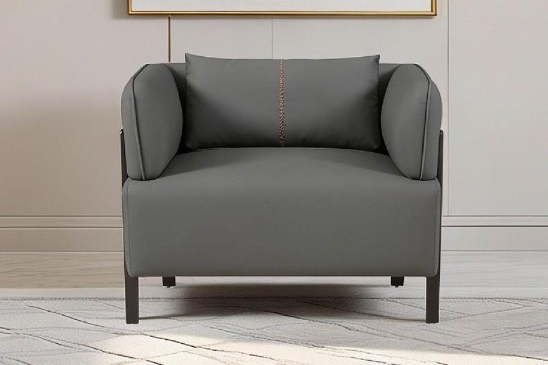 NOVA 1 Seater Leatherette Sofa image
