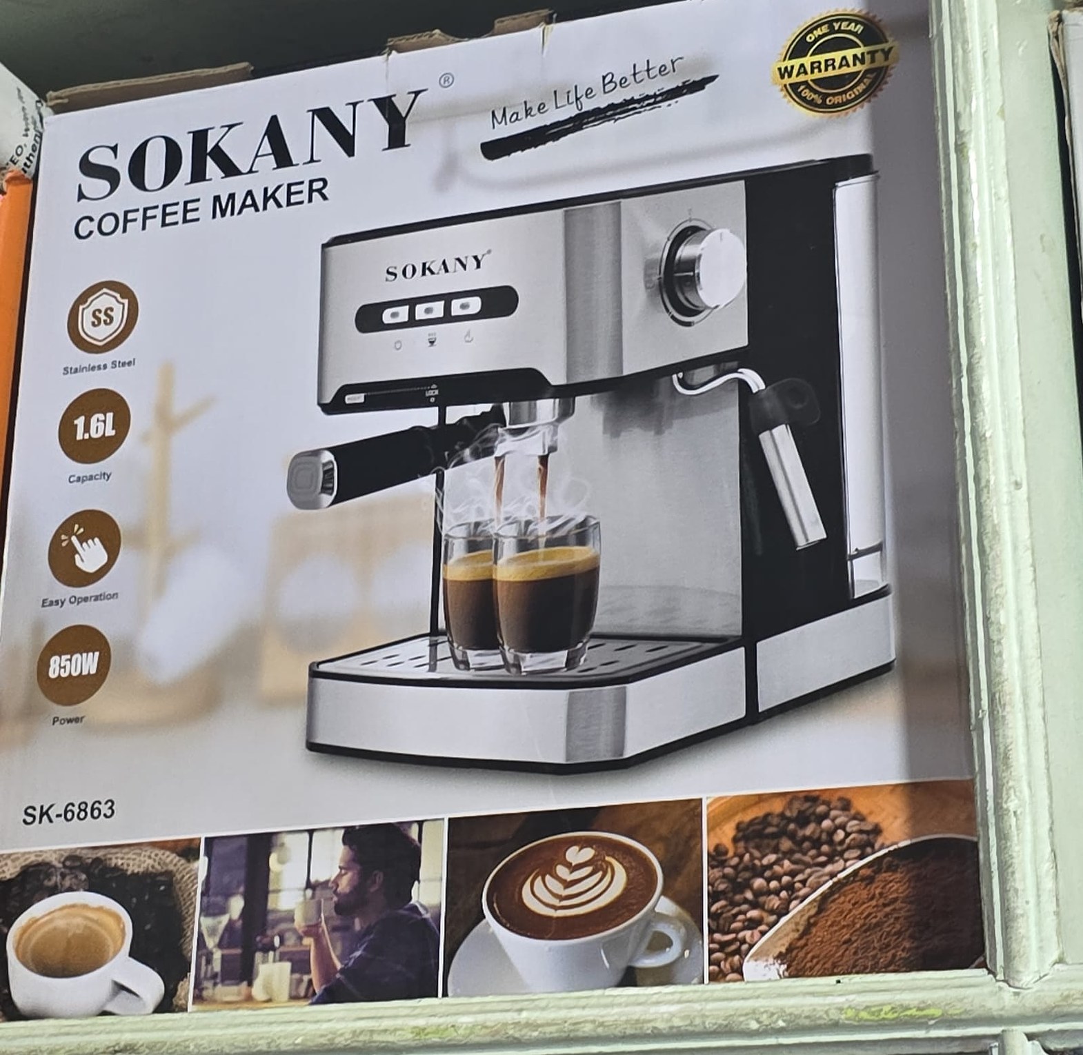  Sokany Espresso Coffee Maker image