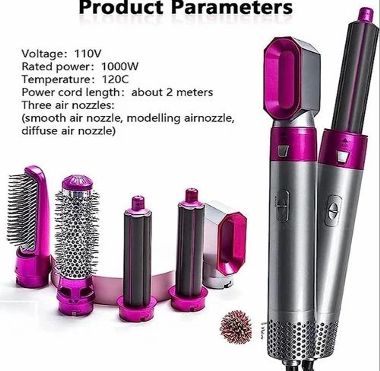 Five-in-One Automatic Curling Iron & Hair Styling Tool image