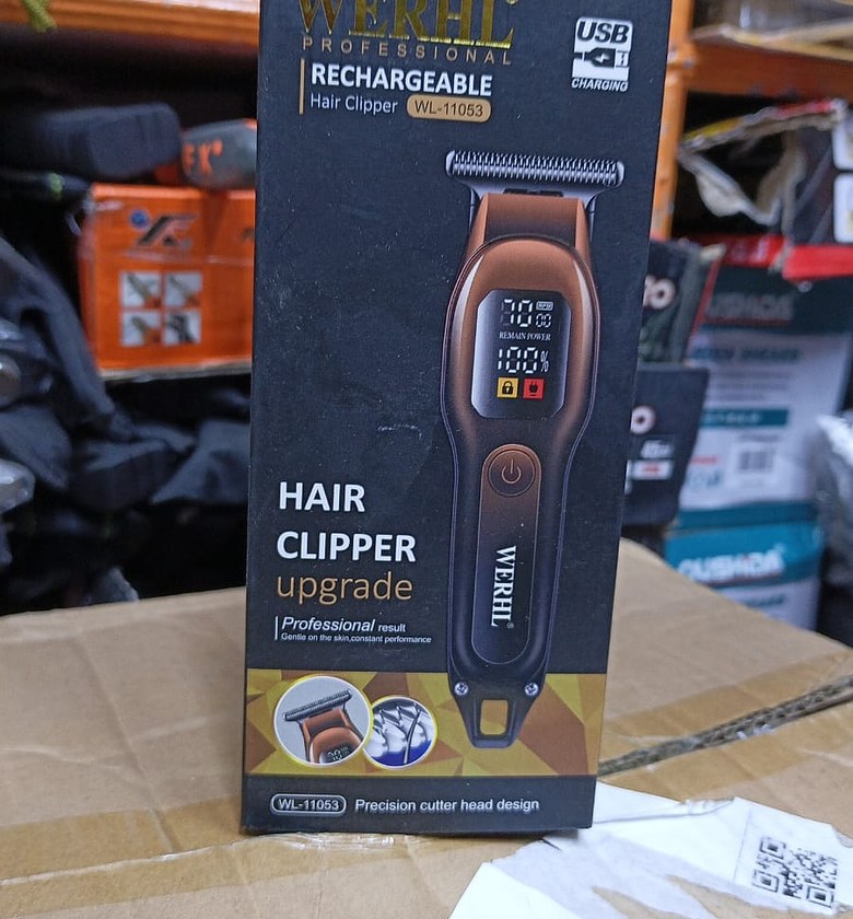 Electric Shaver. WERHL Rechargeable Hair Clipper, model WL-11053. image