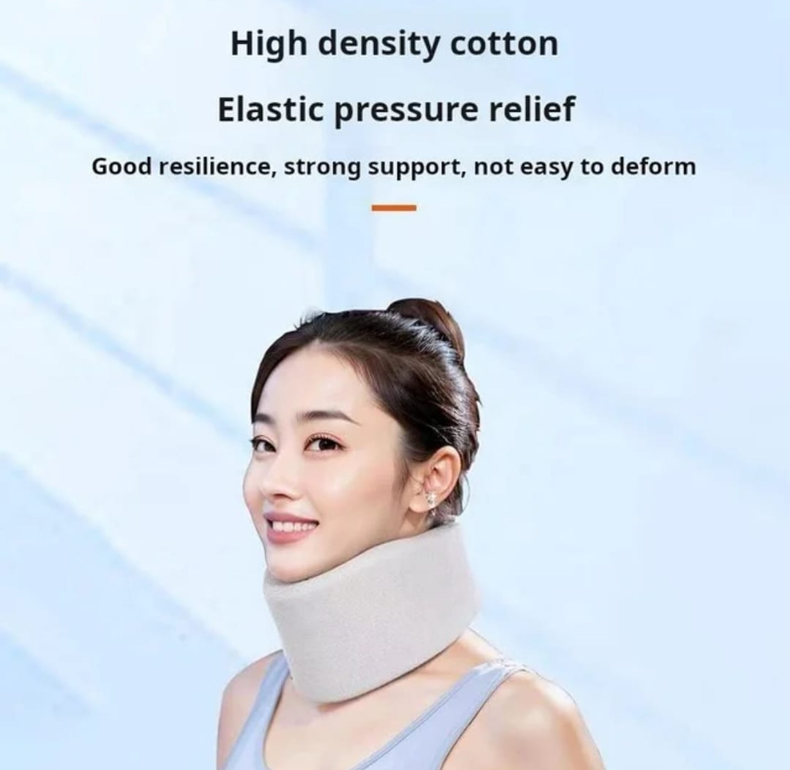 Travel soft neck support, travel neck pillow  image