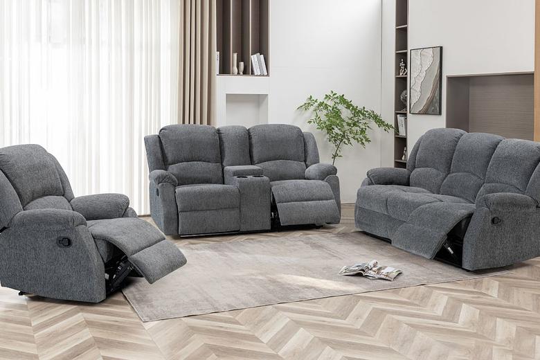 JOEL 6 Seater Fabric Recliner (3+2+1) image