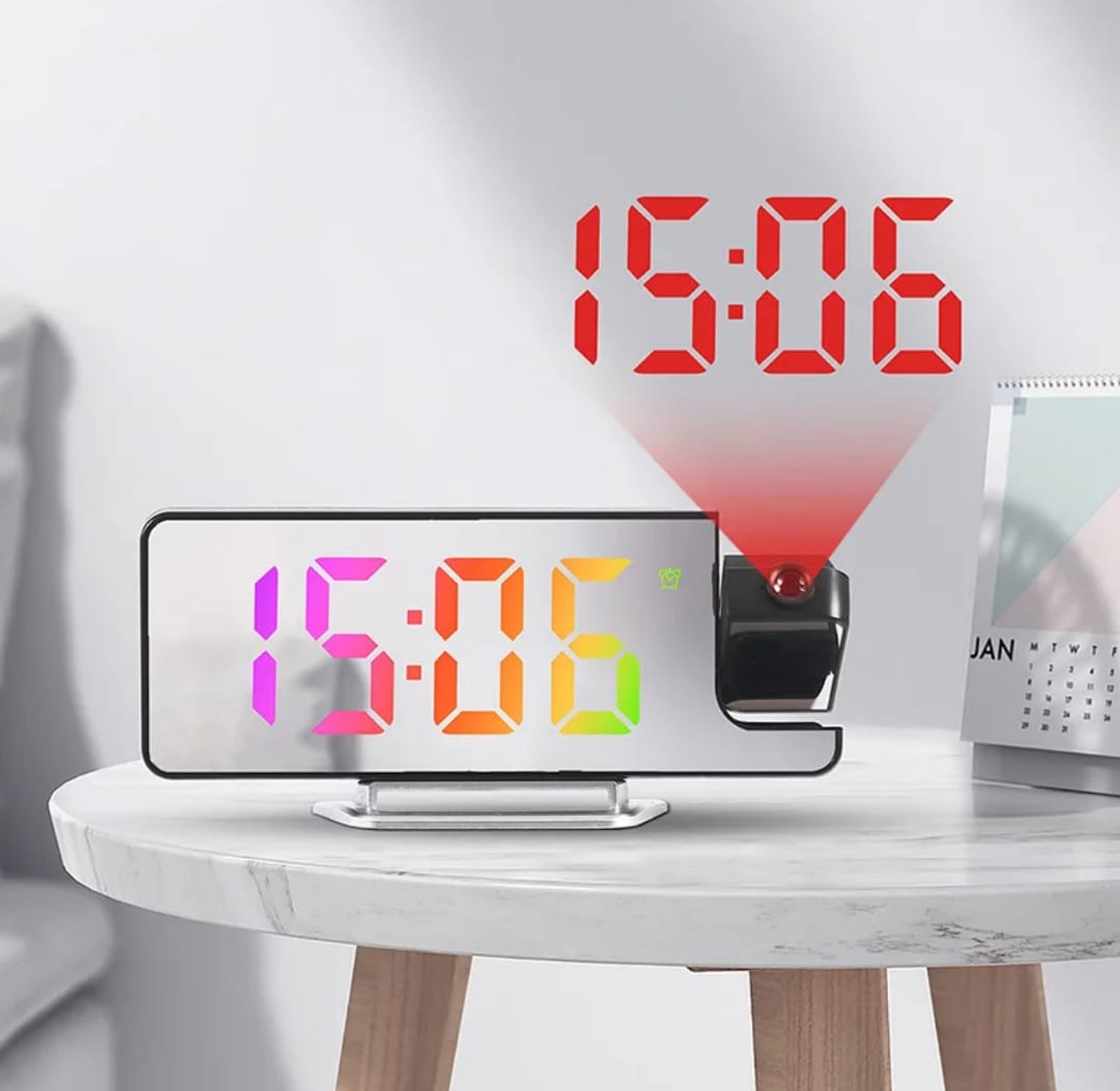 LED Digital Projection Alarm Clock image