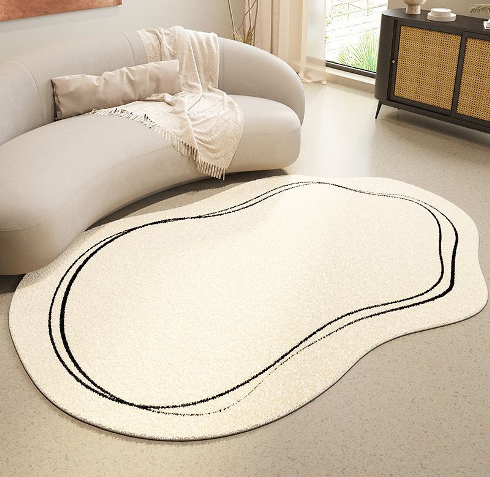 Irregular Pattern Area Rug image