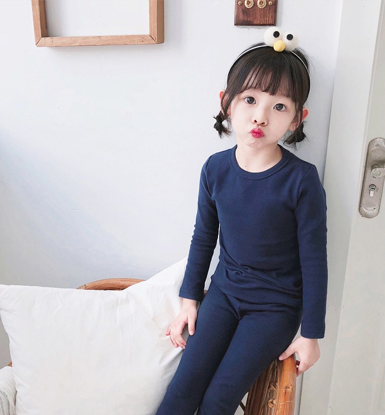 Full dark blue pajama image