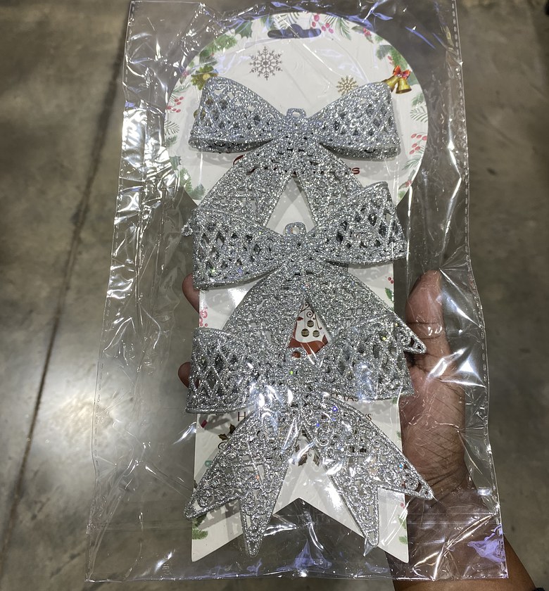 Christmas bow decorations  image