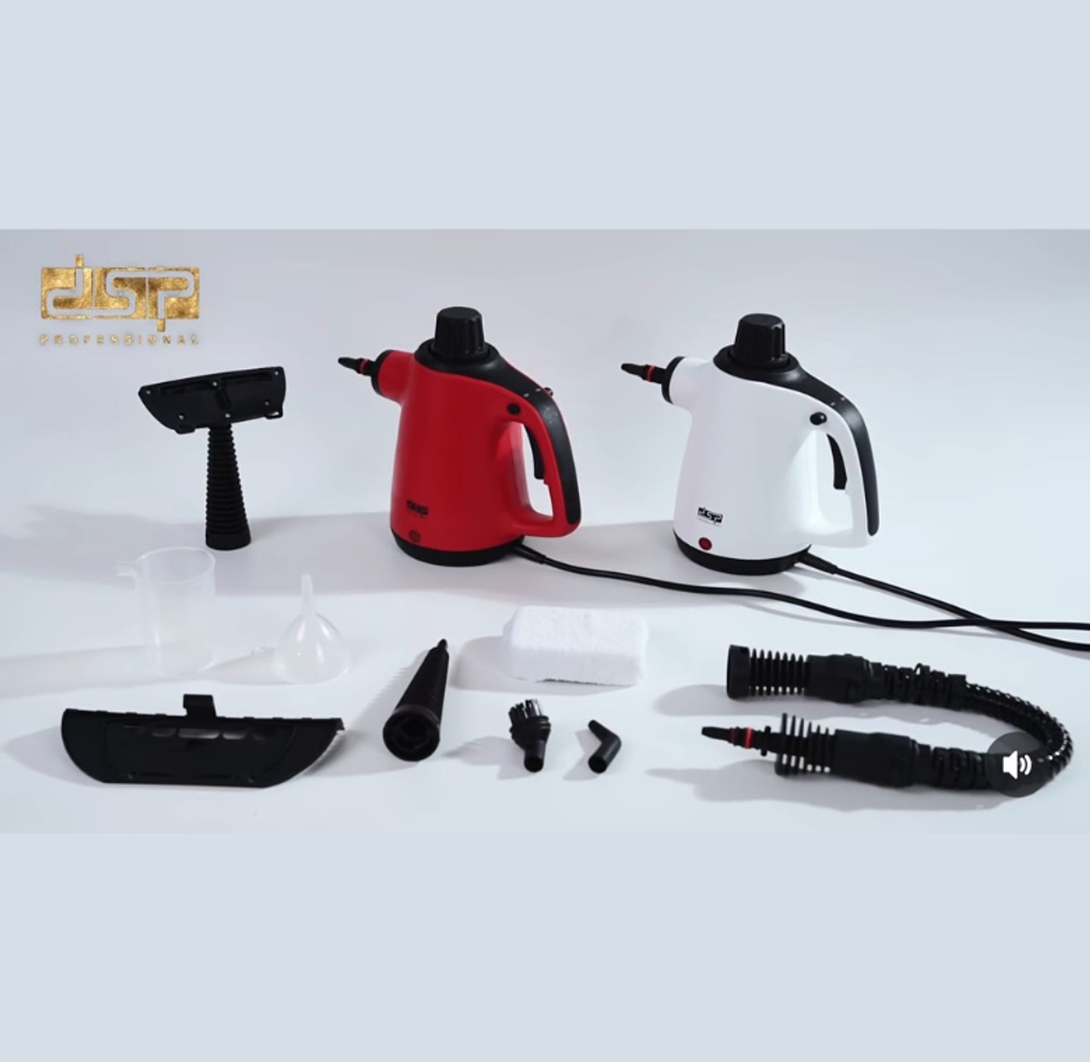 DSP Handheld 10-in-1 Steam Cleaner – Multi-Surface Portable Steam Cleaning Kit for Sofas, Floors, Kitchen & Windows image
