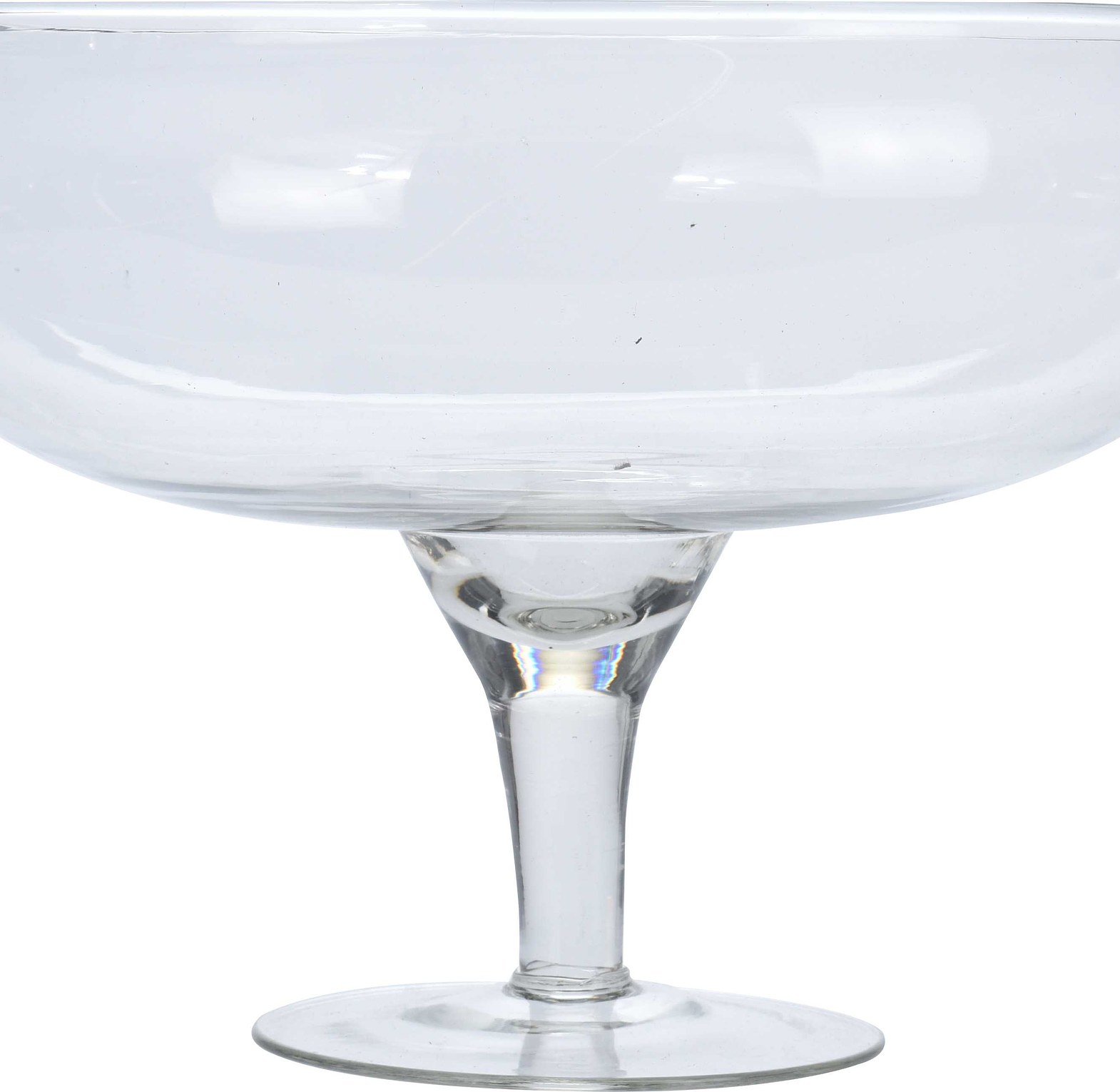 BOWL ON FOOT GLASS DIA 27 image