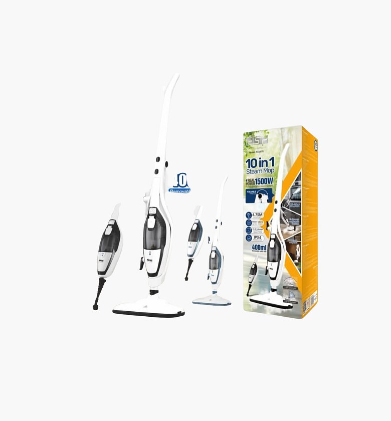 DSP 10-in-1 Multi-Function Steam Mop with Detachable Handheld Unit image