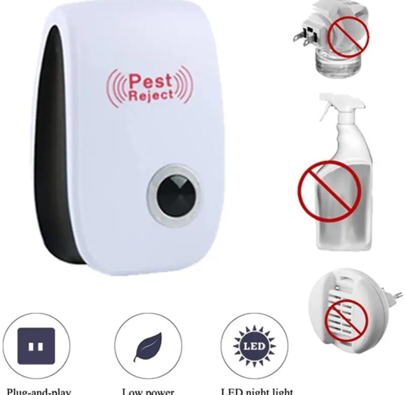 Pest Reject Ultrasound Repeller Device image
