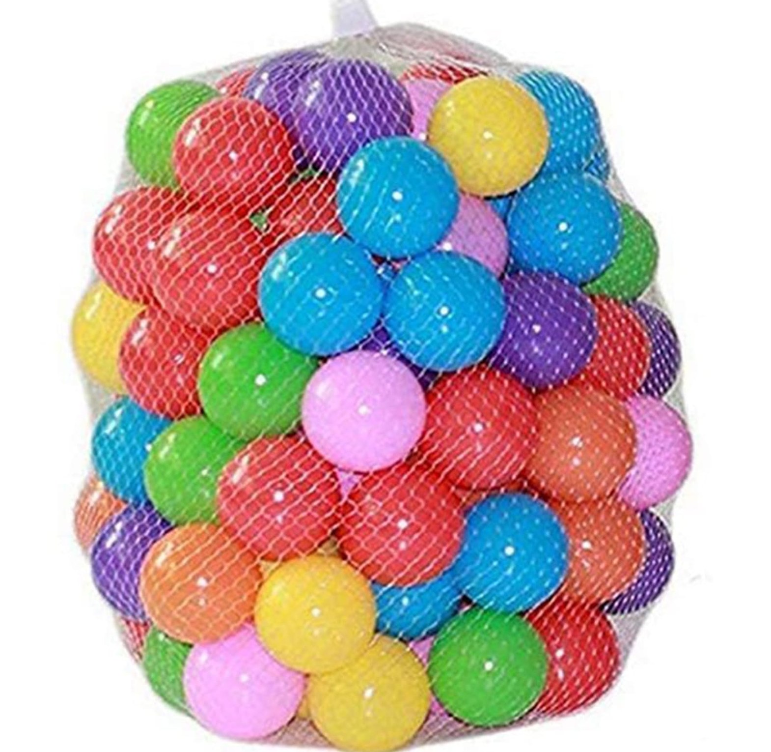 100pcs Soft Thickened Plastic Balls Pit Balls For Kids Pool Water Toy Balls, Party Decoration, Photo Booth Props image