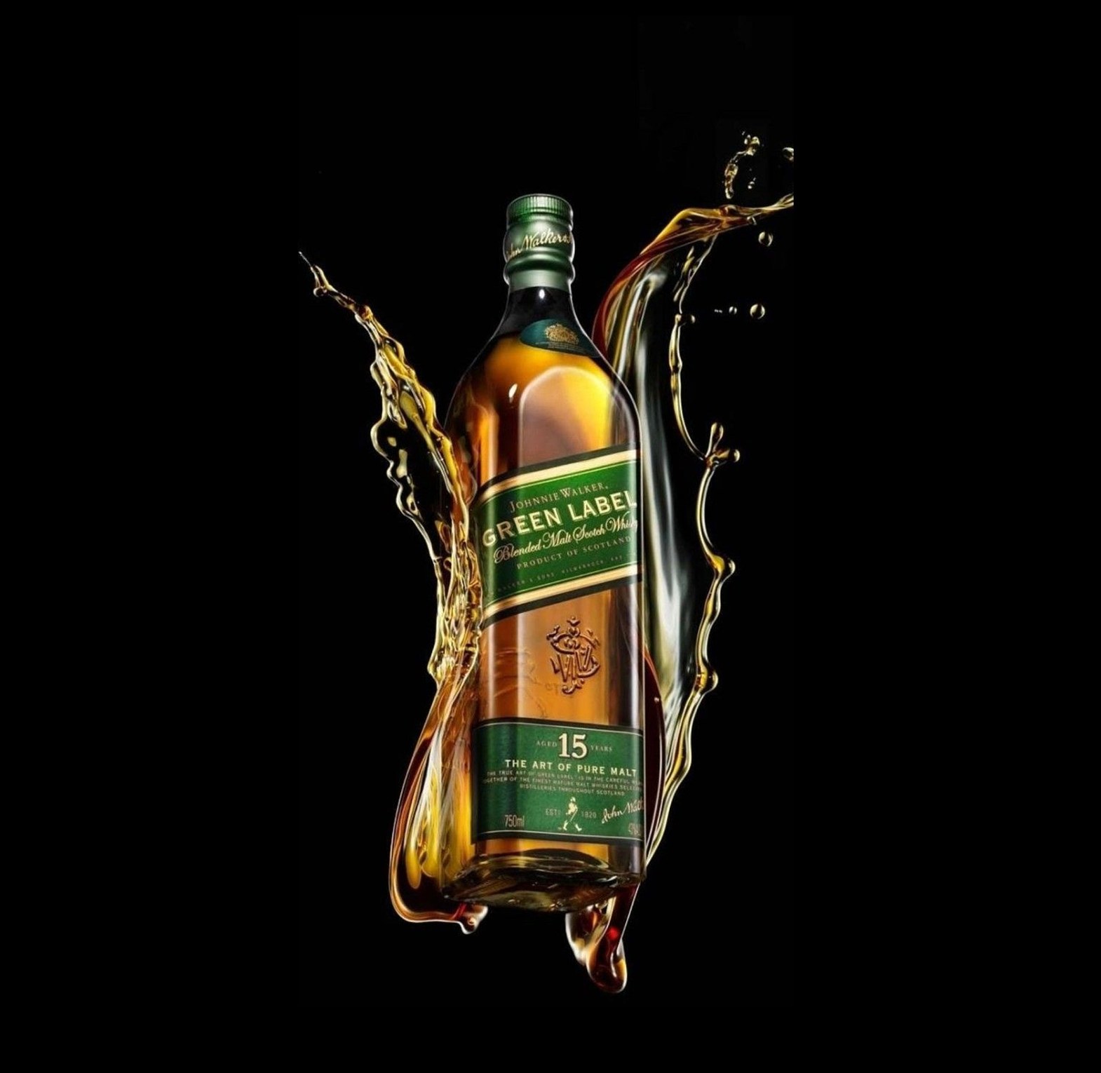 Johnnie Walker Green Label 15yrs 750ml image