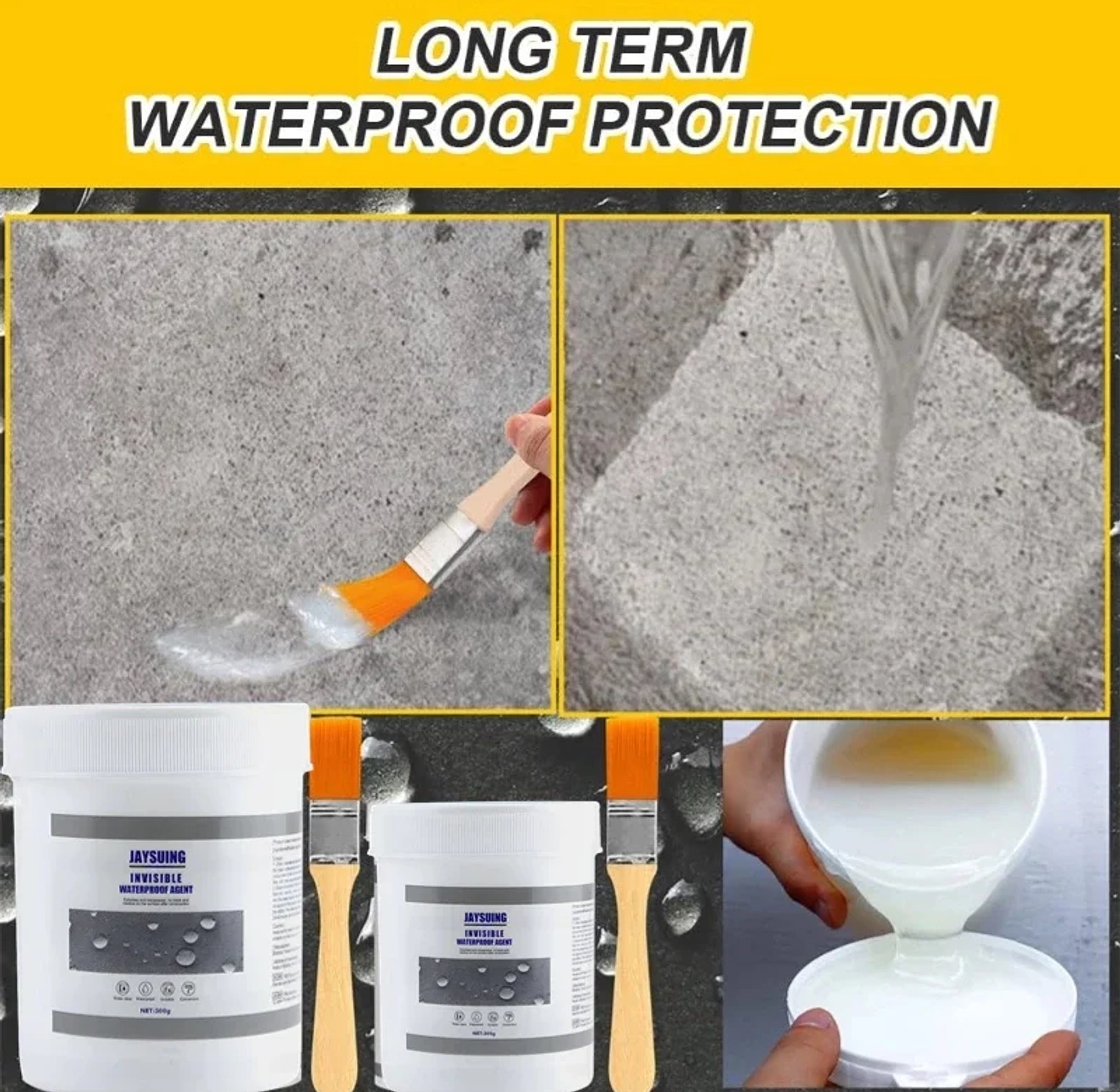 Invisible Waterproof Sealant Glue for Roof Leaks and Walls image