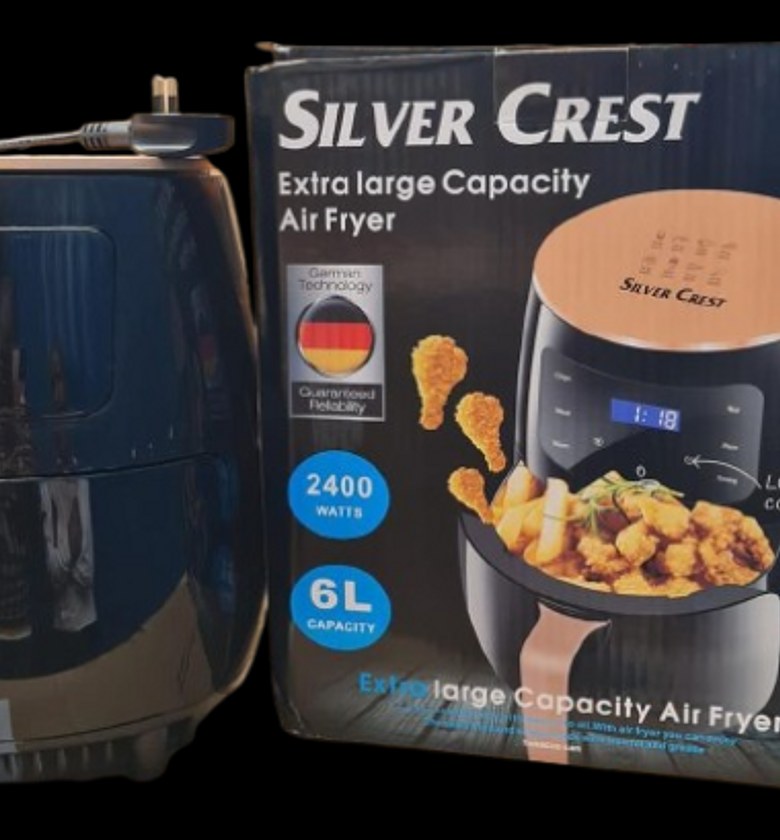 SILVER CREST Digital Electric Hot Air Fryer Fries Maker -Oil-free 6L image
