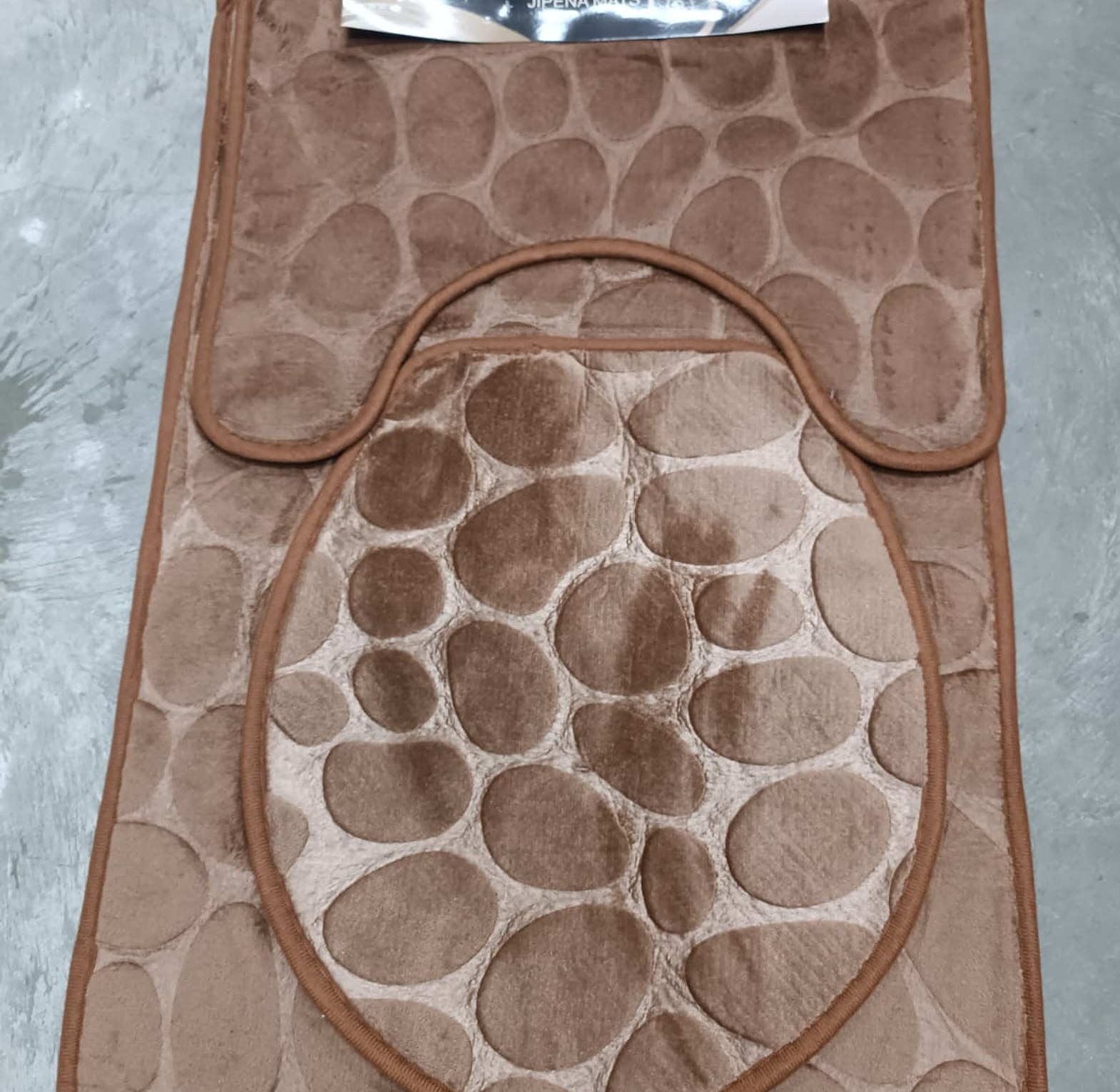 TOILET MAT. Super absorbent 3 pcs Bathroom/Toilet mats image