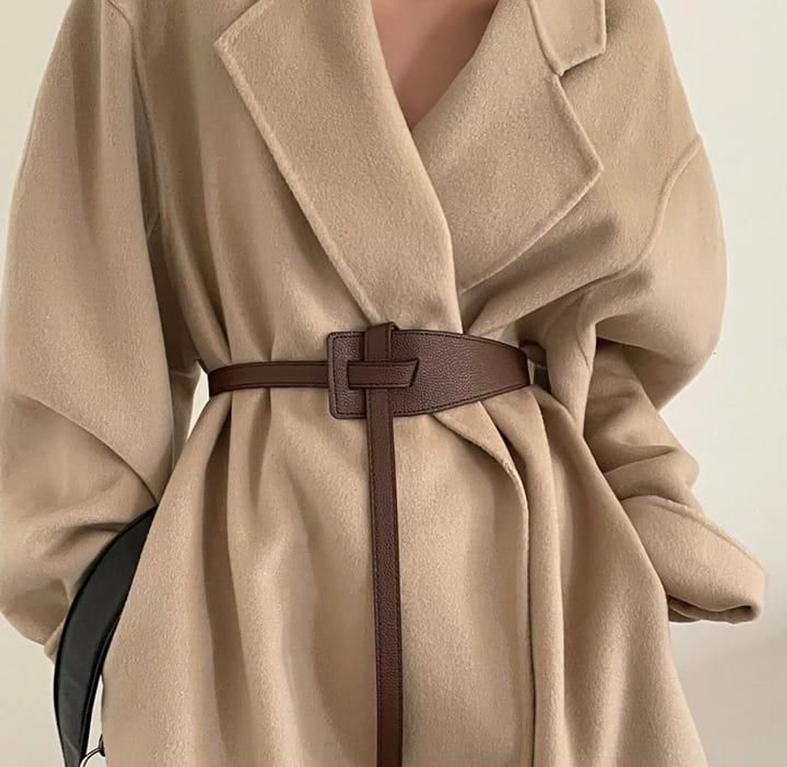 Adjustable Knot Leather Belt image