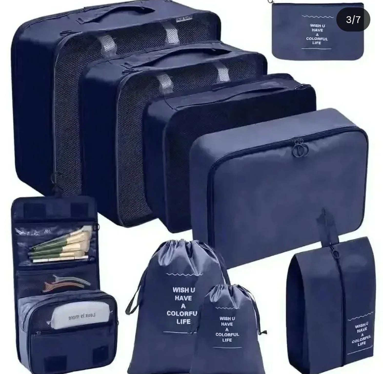 9 Pcs Luggage Travel Organizers image