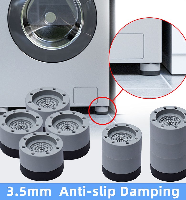4pc Washing Machine Anti Vibration Pads, Sound Dampers image