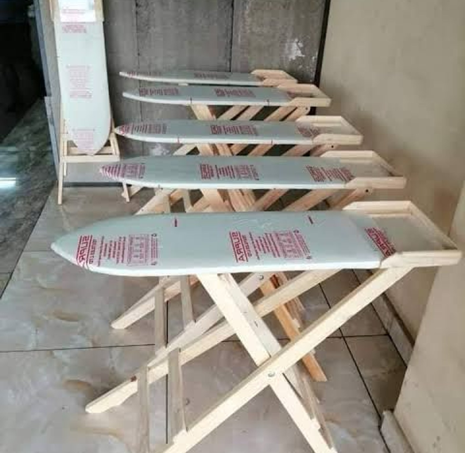 Wooden Ironing Board and Pad image
