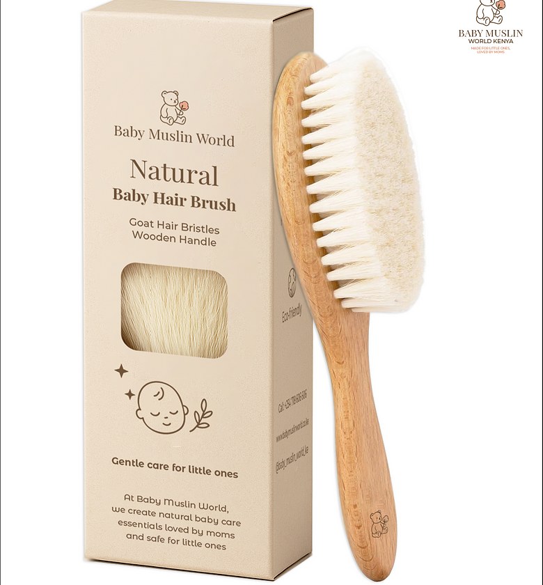 Baby Muslin World Natural Hair Brush image