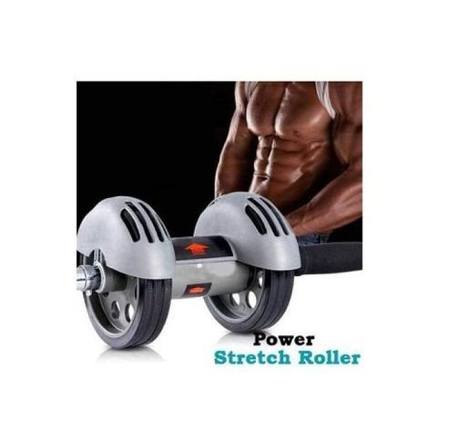 Power Stretch Wheel-Power Stretch Roller For Flat Tummy And ABS image