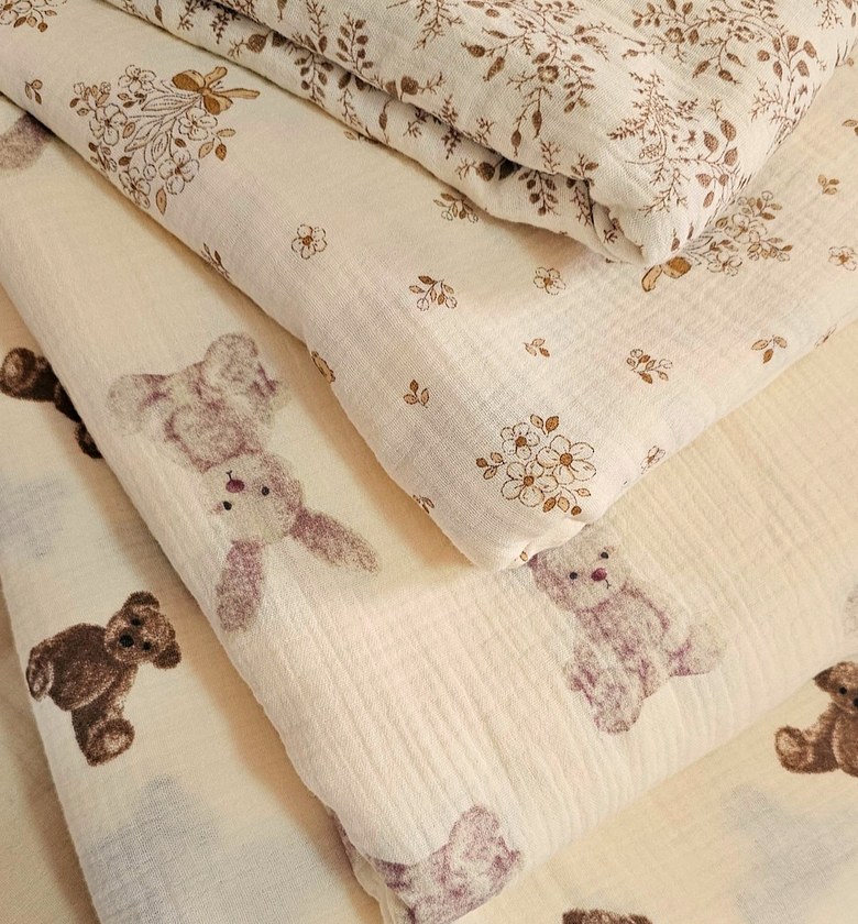 Premium 4-Layer Muslin Blanket image