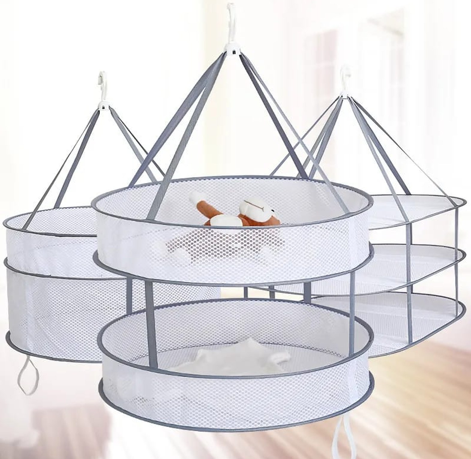 Clothes Drying Basket Hanging Net image