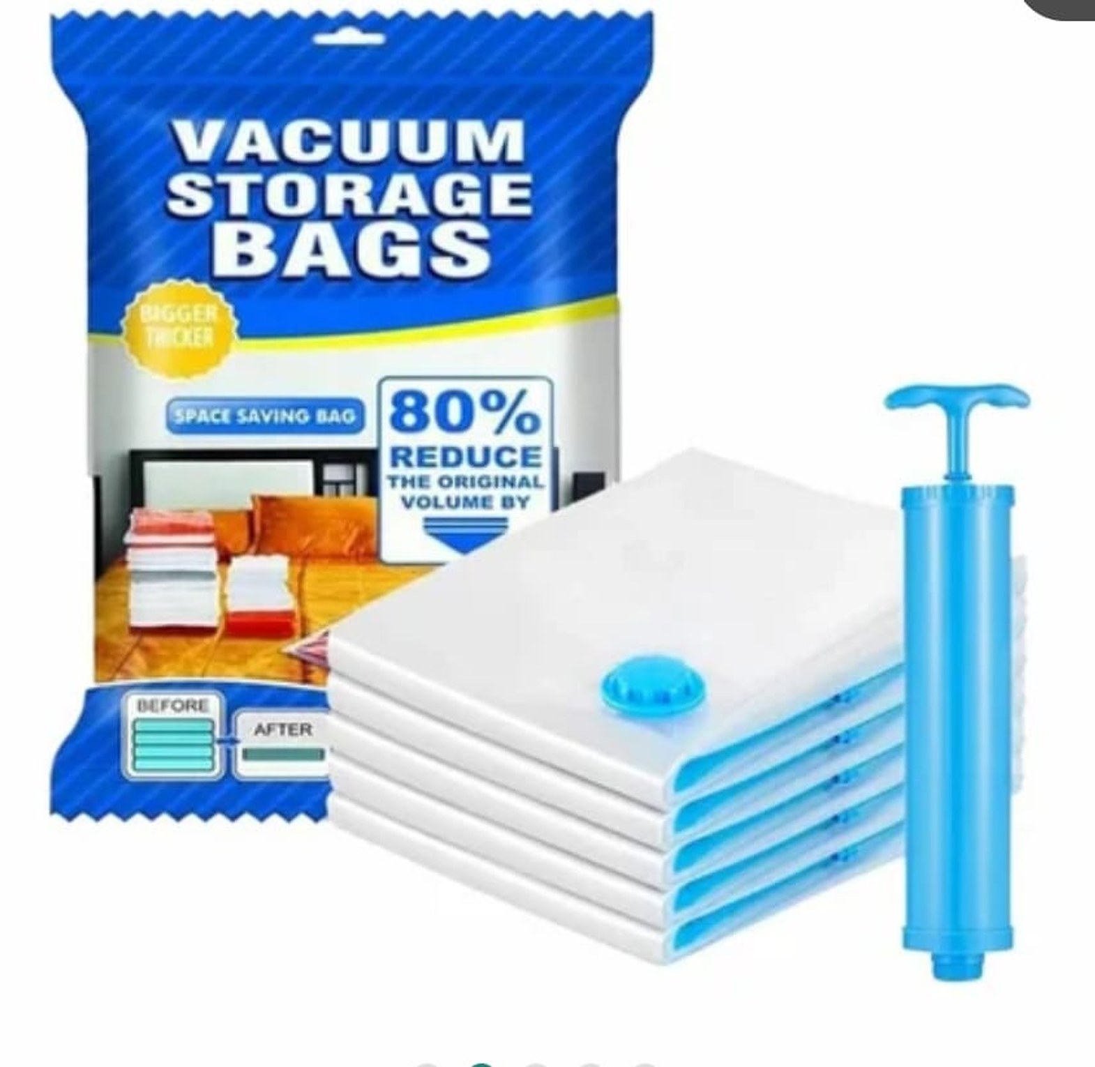Space-saving vacuum storage bags image