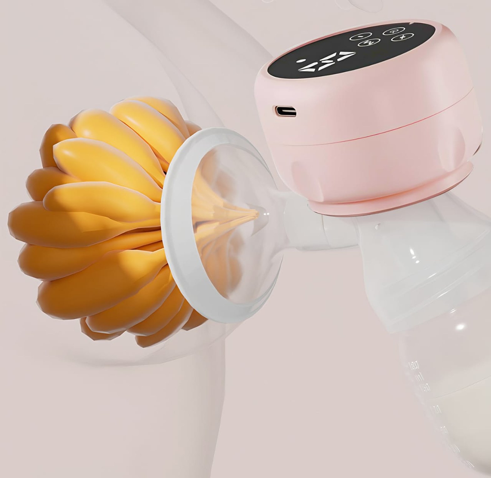Single portable electric breast pump image