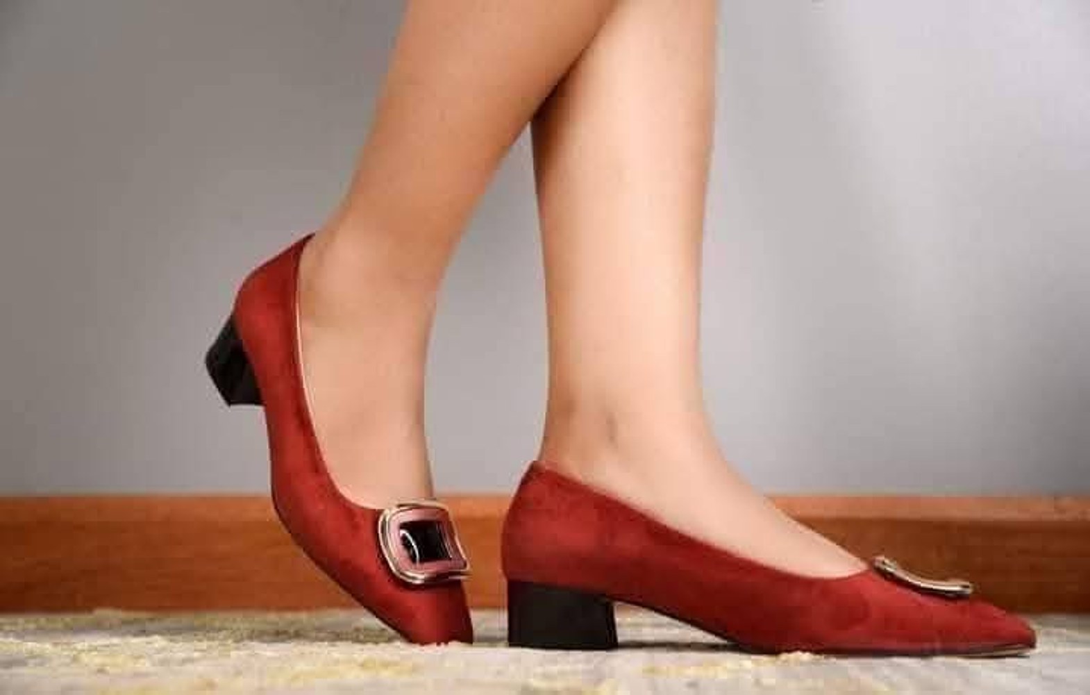 Turkish Premium Pure Leather Shoes – Deep Maroon Elegance image