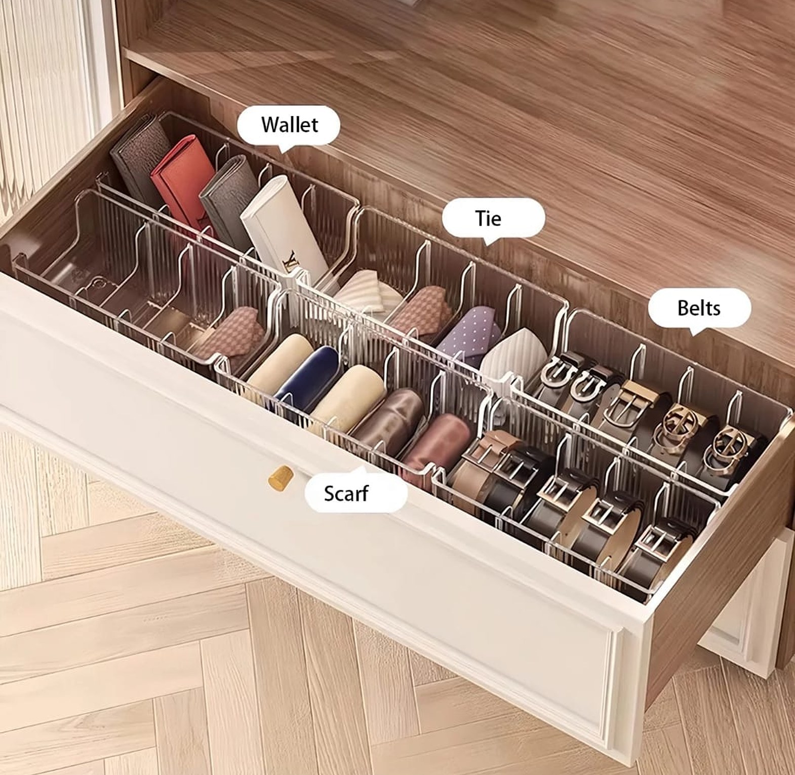 Large Capacity Stackable Storage Organizer Box image
