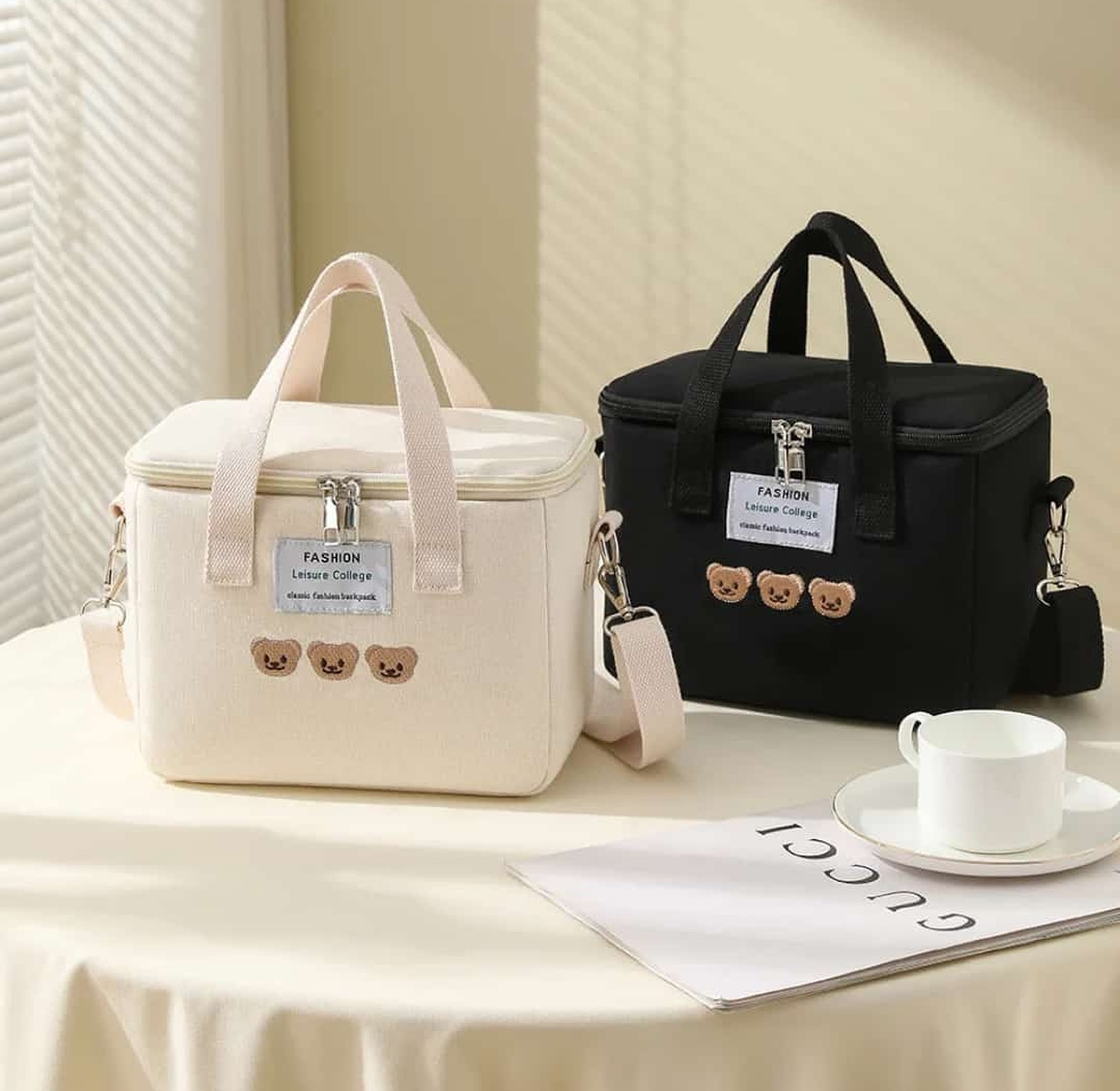 Lunch Bags Canvas Crossbody Bags image