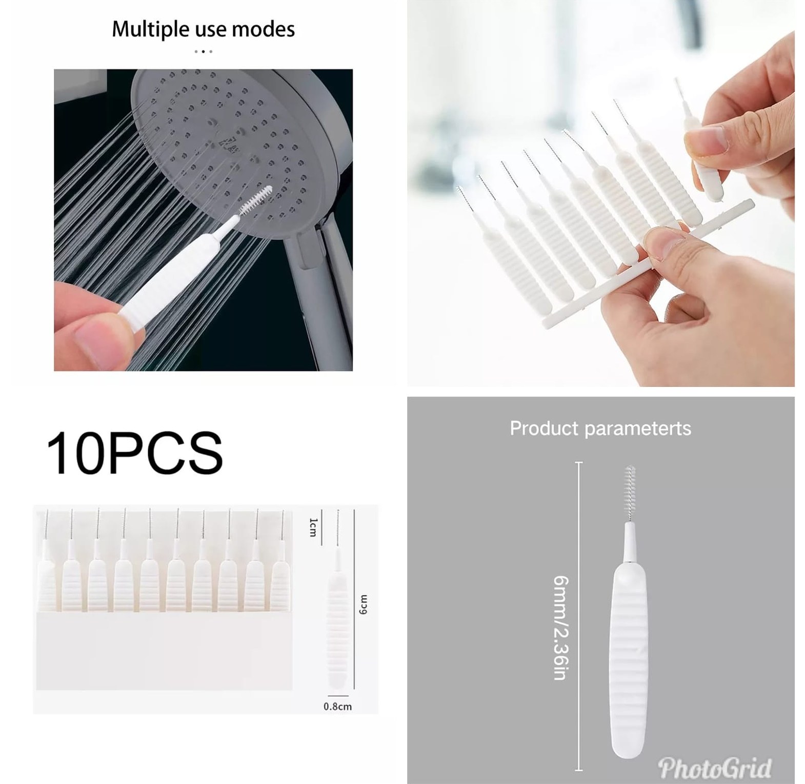 10-Piece Multi-Purpose Cleaning Brush Set image