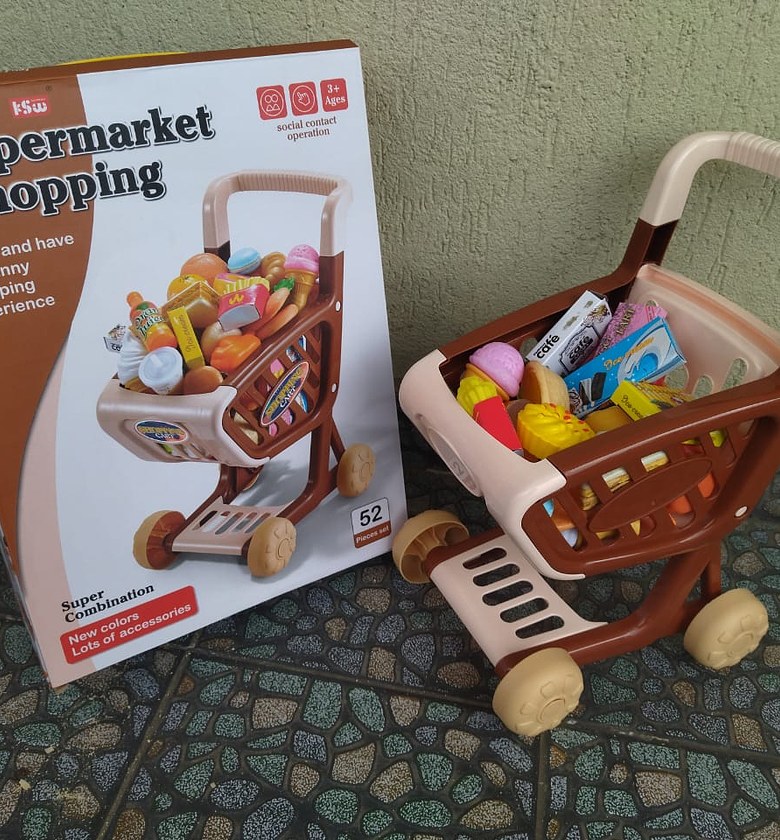Super Combination Supermarket Shopping Cart image