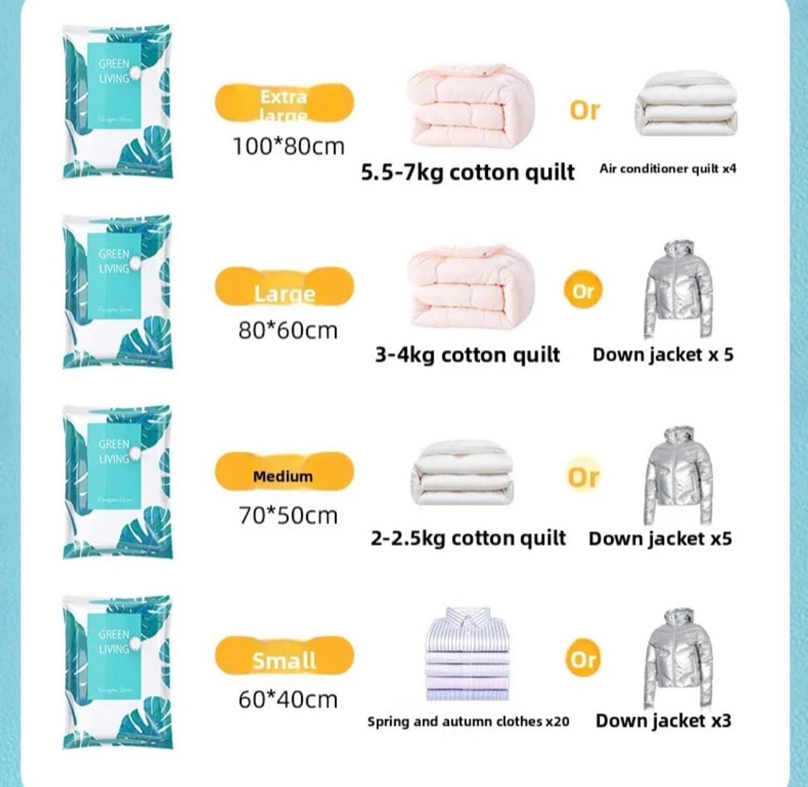Space-Saving Organizer Kit (9 Bags + 1 Pump) image
