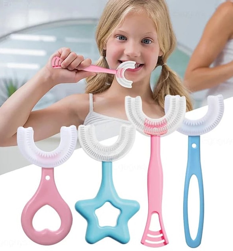 U-Shaped Kids Toothbrush image