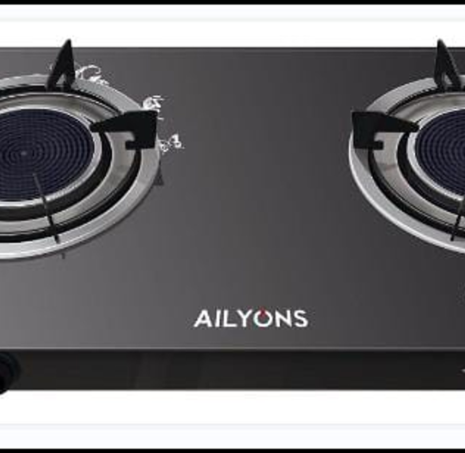 AILYONS 2 Burner Glass Top Gas Cooker. image