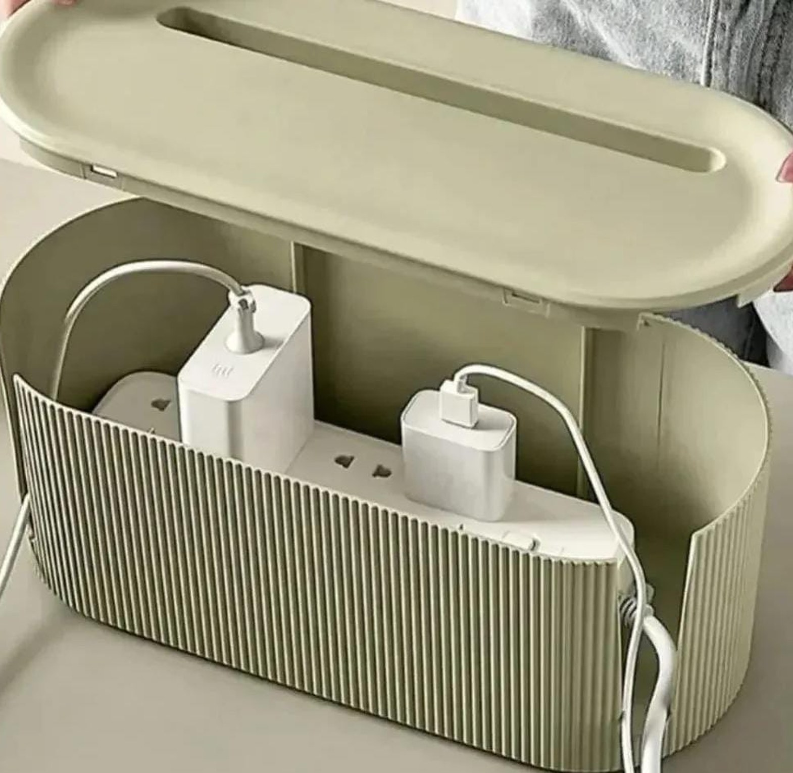 Extension cable organizer box image