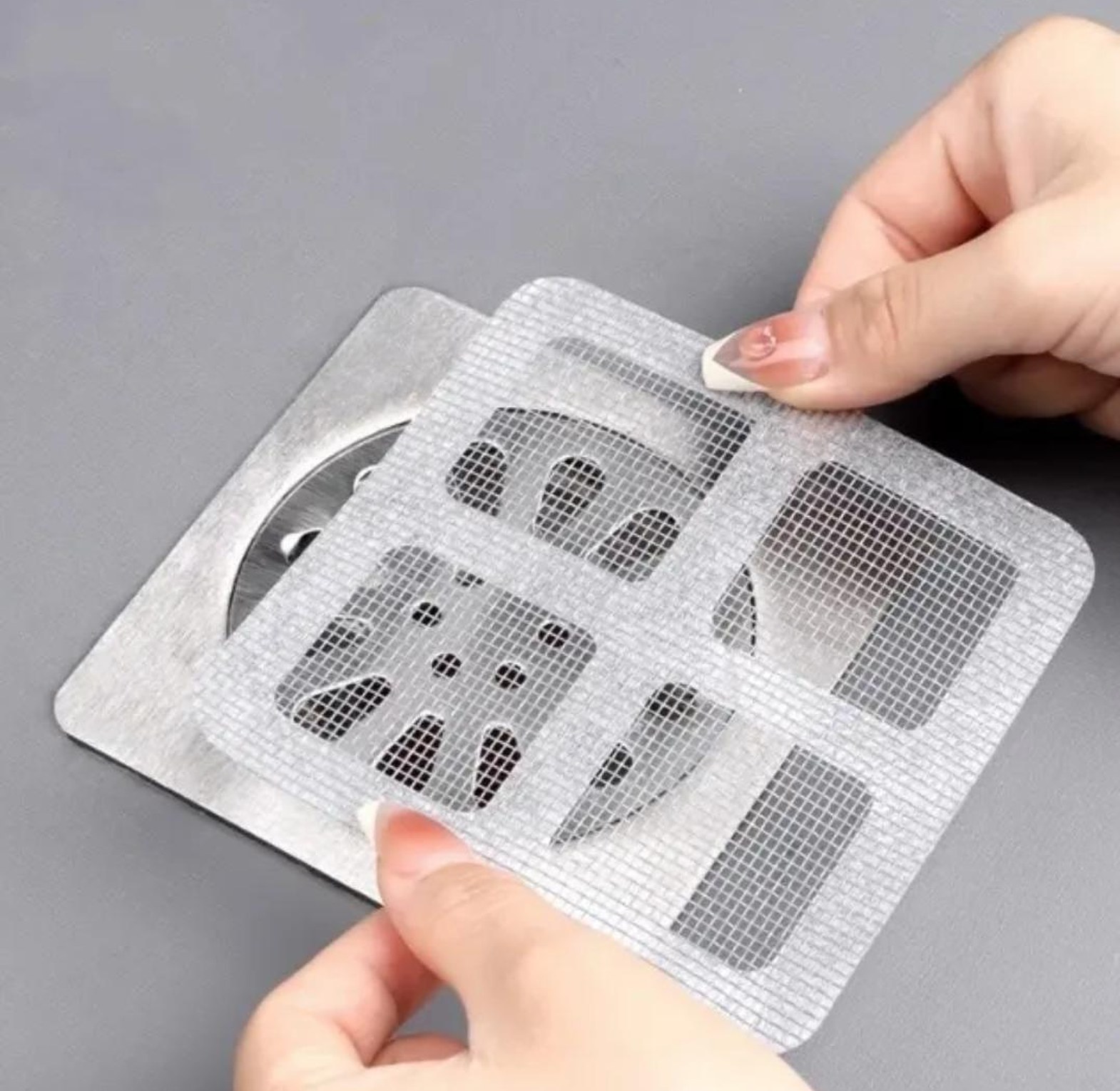 12pc disposable bathroom/Kitchen strainers image