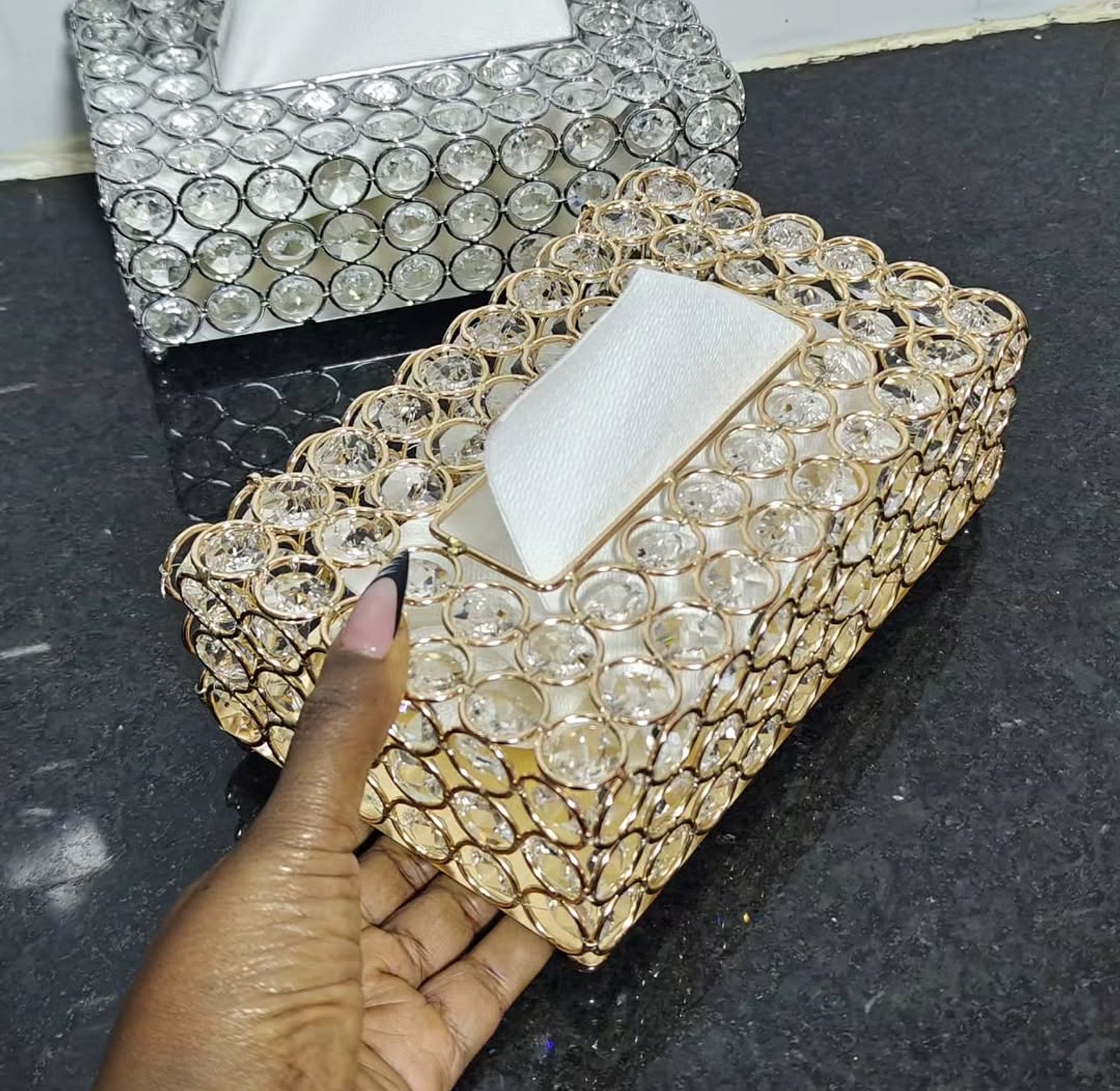 Luxury Crystal Beaded Serviette image