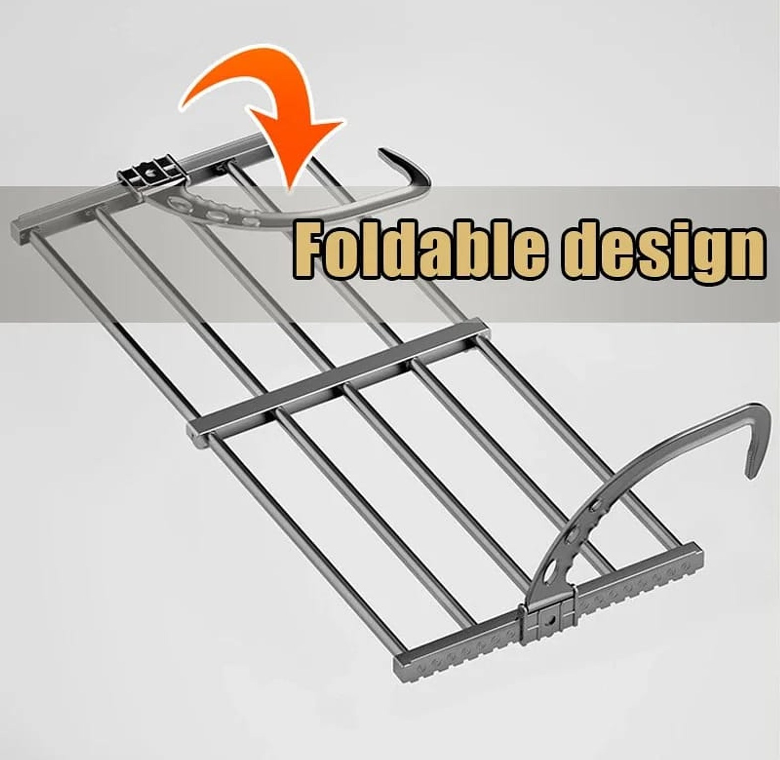 Foldable Clothes Drying Rack image