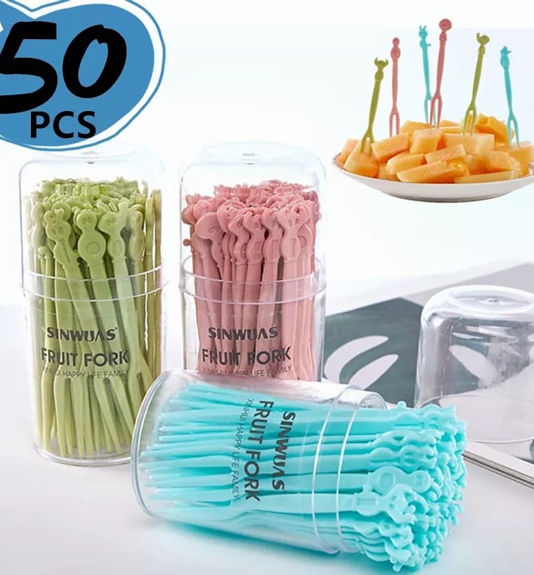 Plastic Reusable Fork Picks image