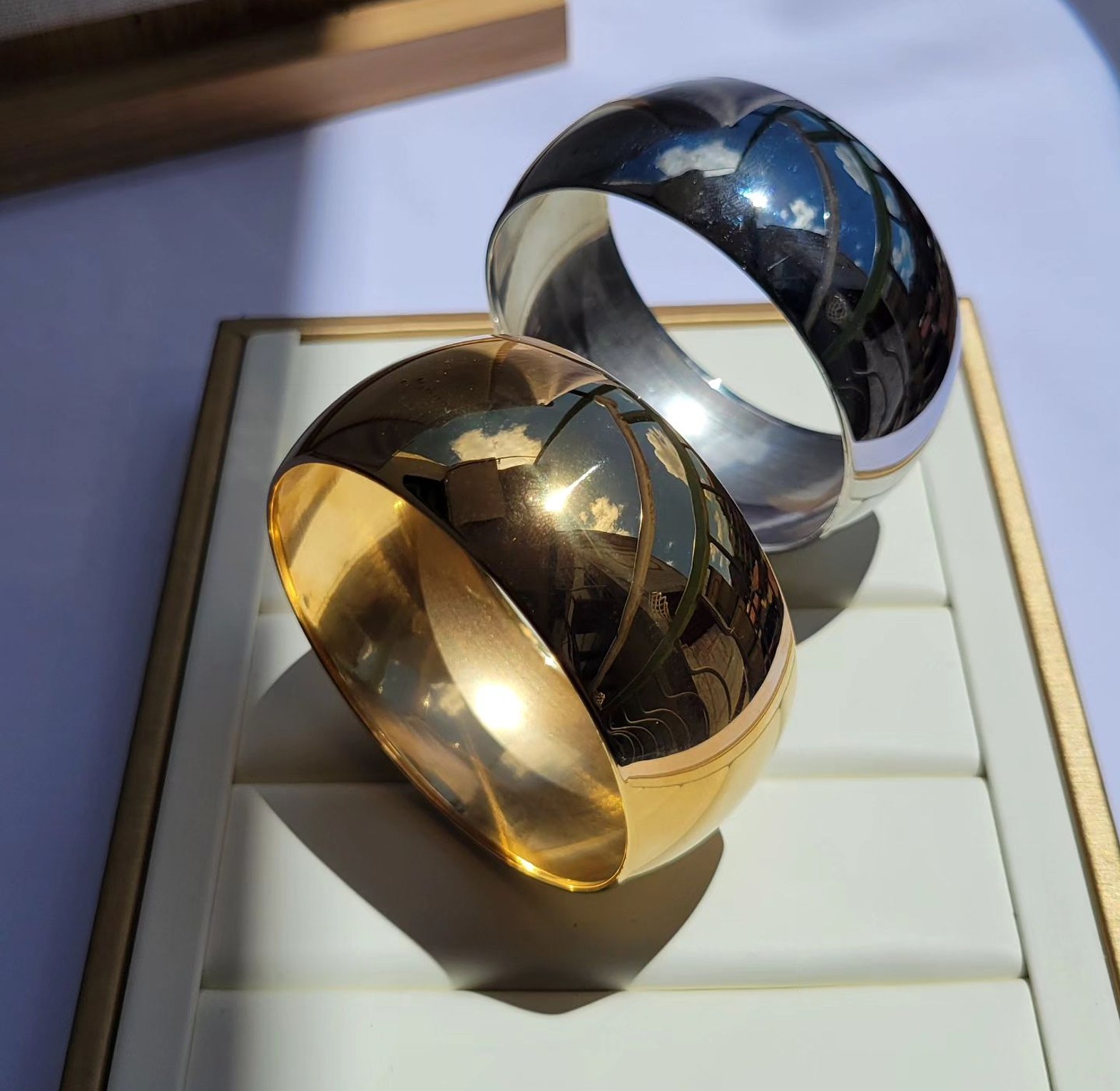 Stainless Steel Thick Bangle image