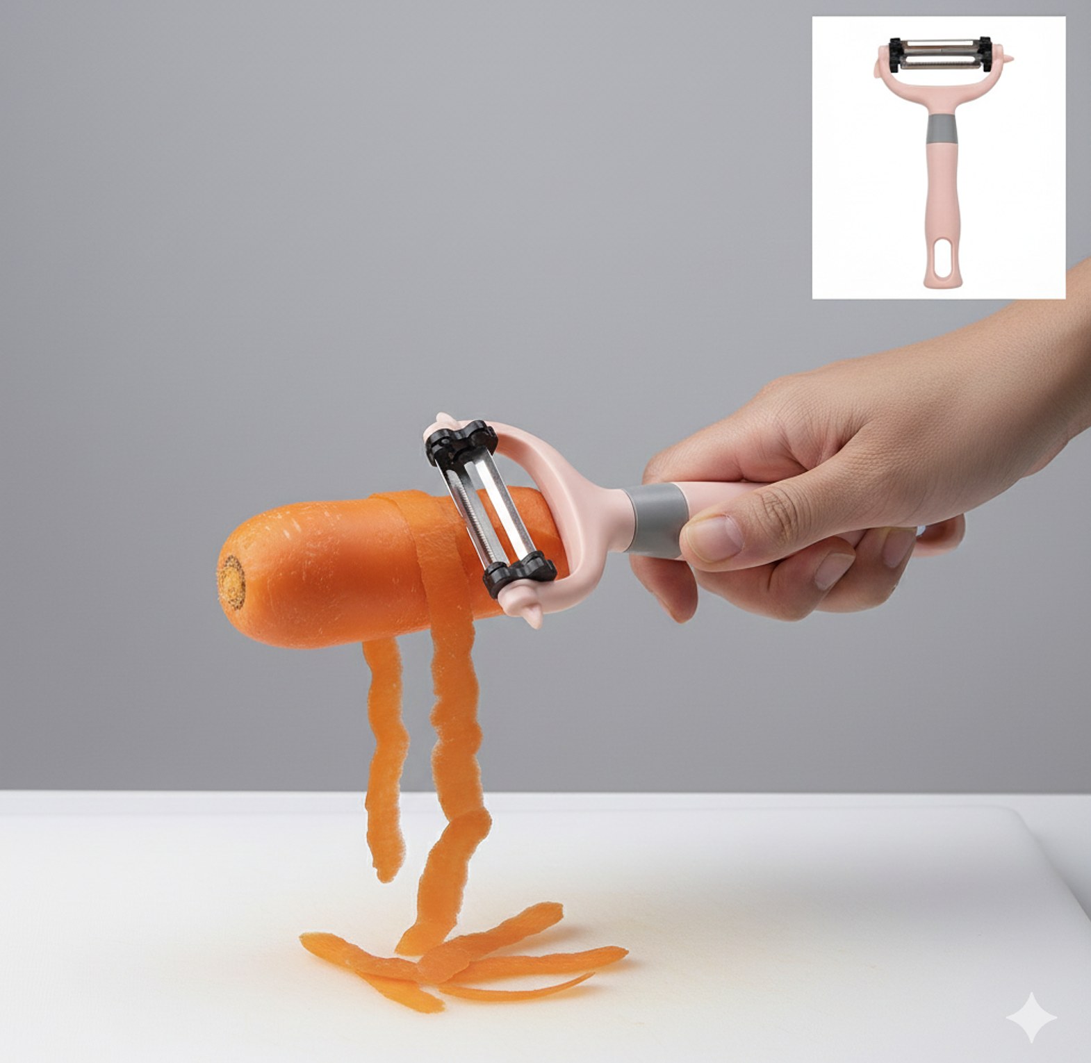 3-in-1 Vegetable Fruit Peeler image