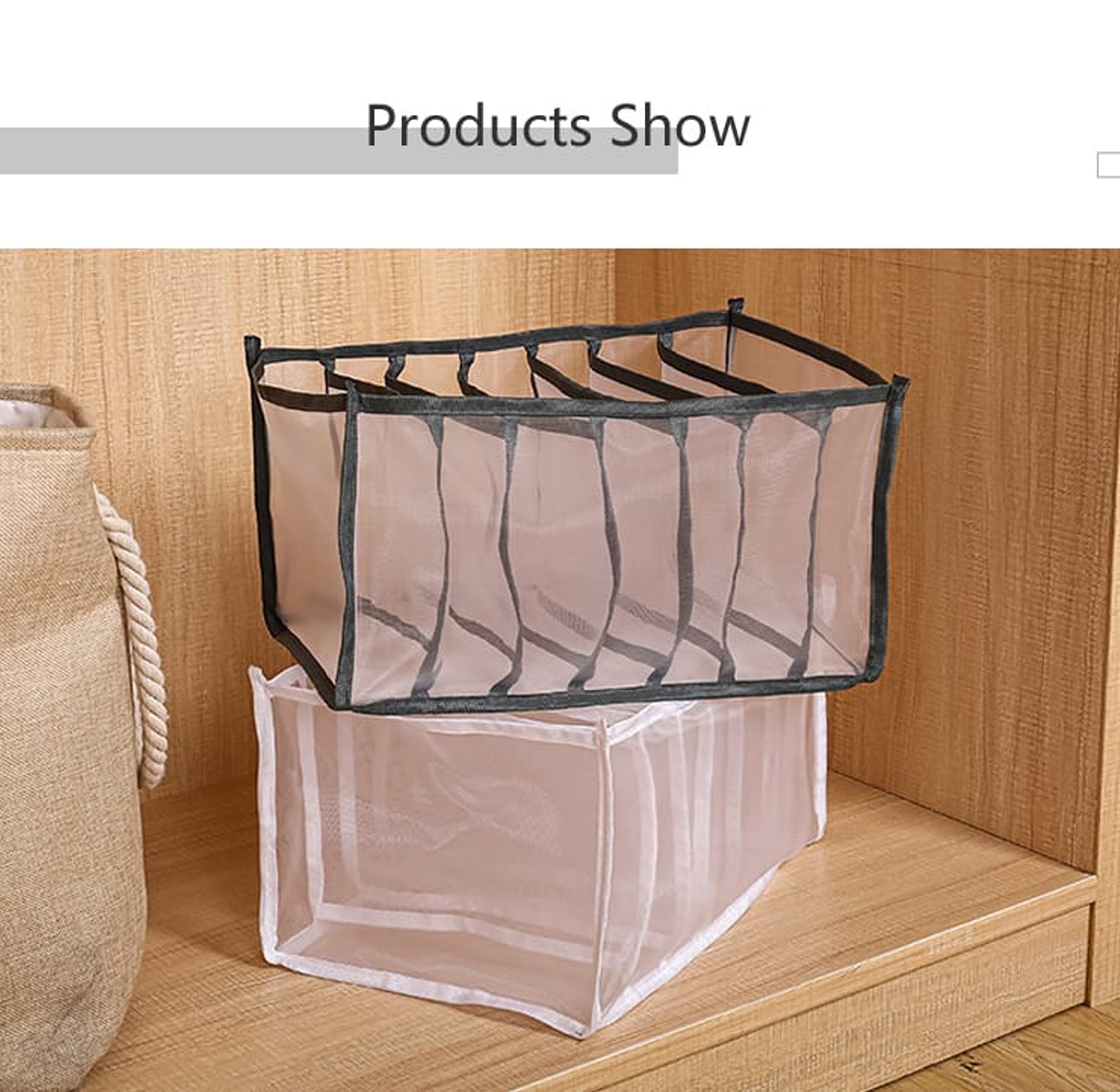 Closet Organizer Jeans Storage Box image