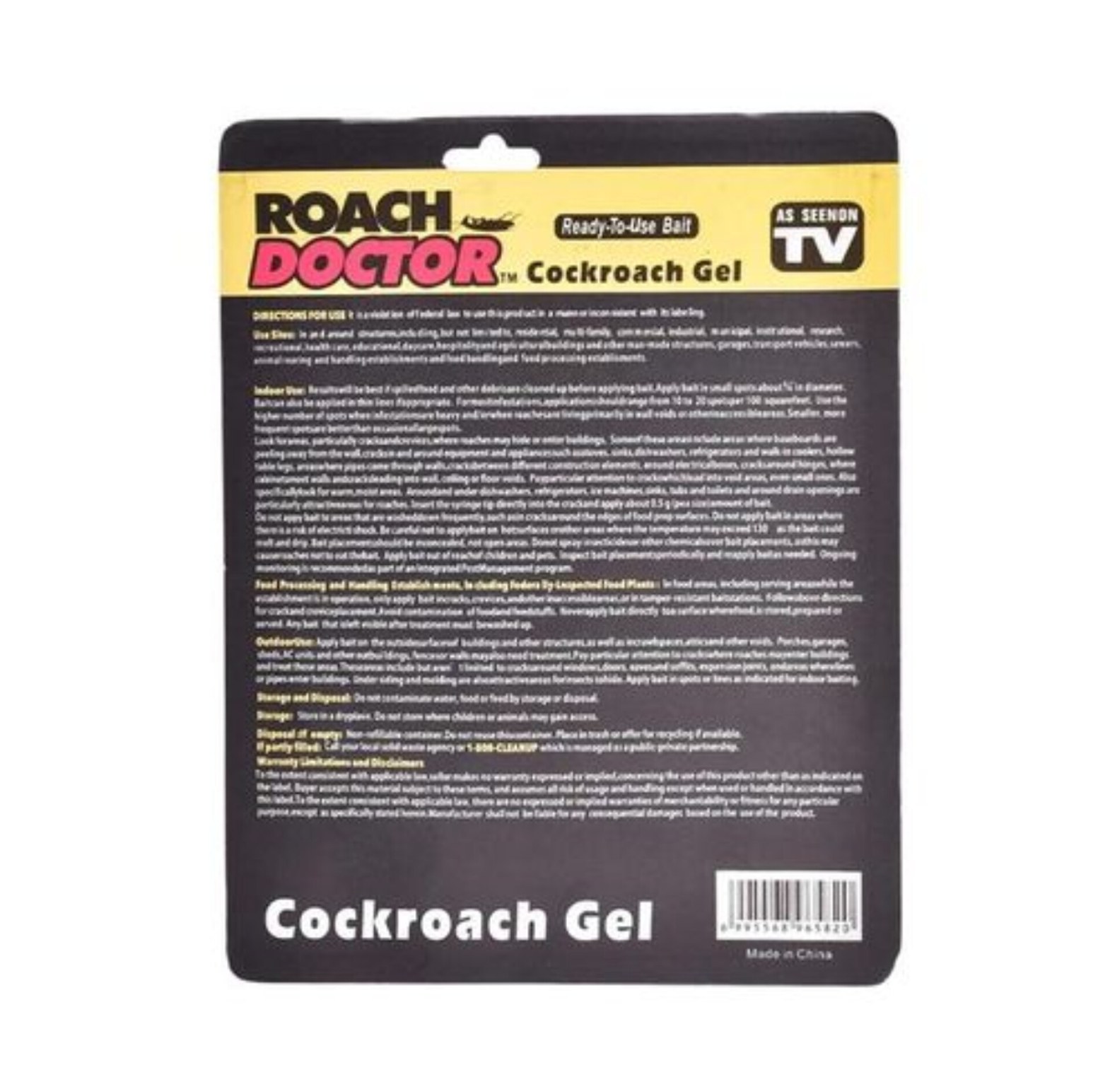 Roach doctor gel, Cockroach killer gel paste, Roach Doctor Cockroach Gel Bait image